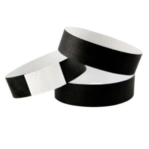 pulsera tyvek negra