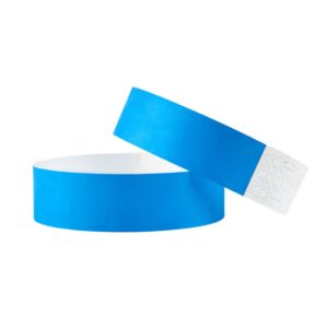 pulsera tyvek azul fluor