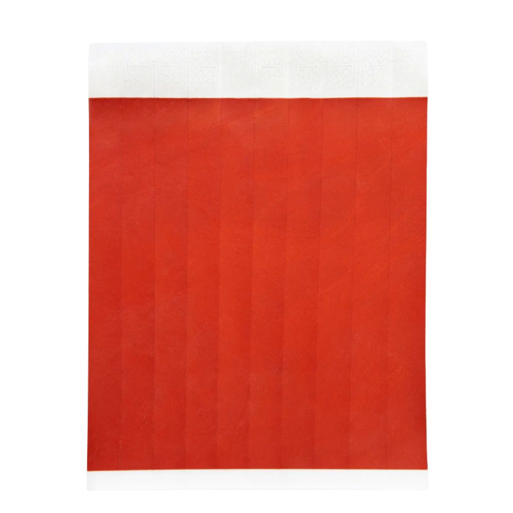 pulsera tyvek roja pulsera tyvek roja