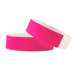pulsera tyvek rosa fluor