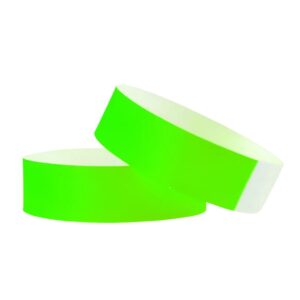 pulsera tyvek verde fluor
