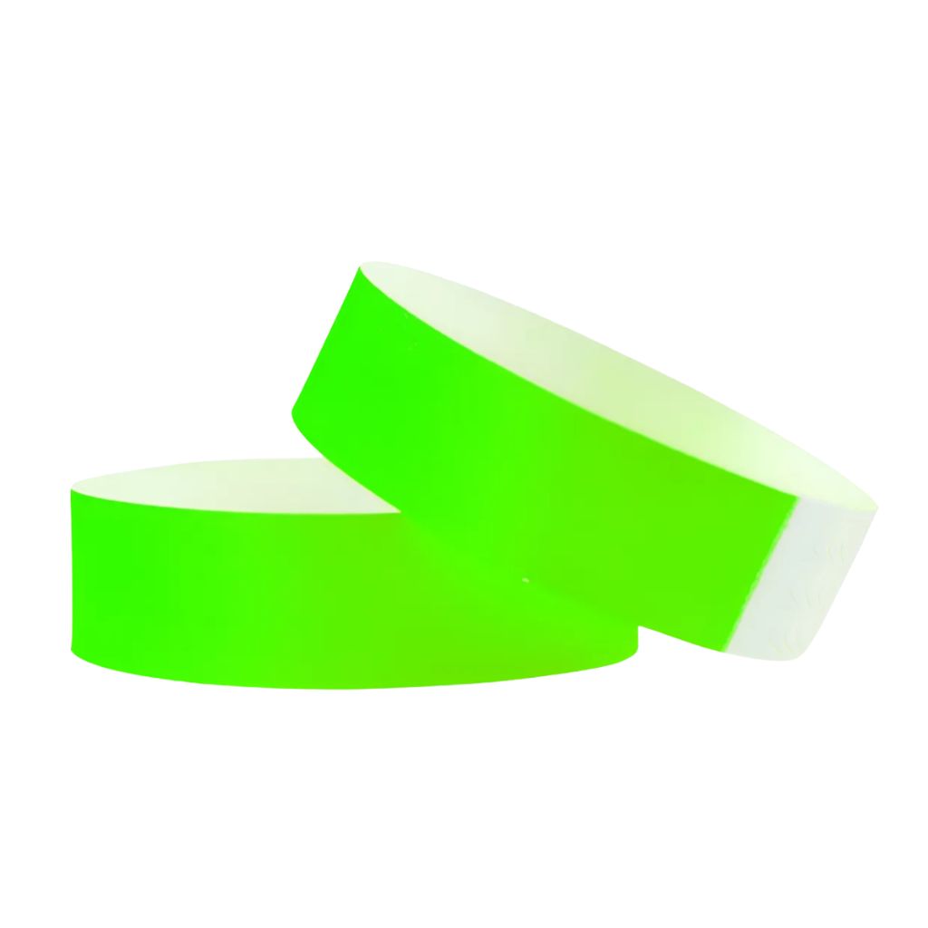 pulsera tyvek verde fluor pulsera tyvek verde fluor